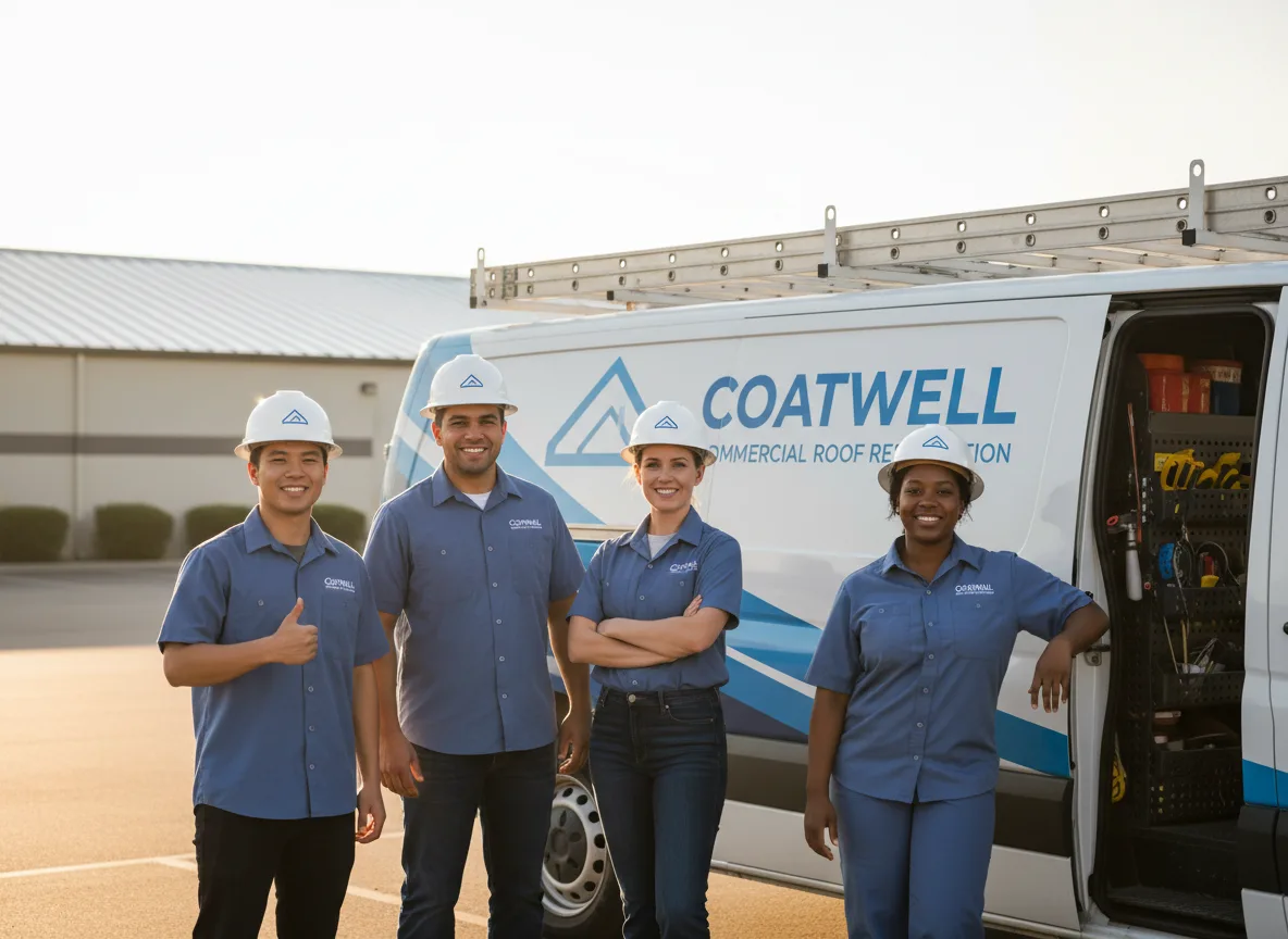 Commercial roof coating company in Hancock, WI